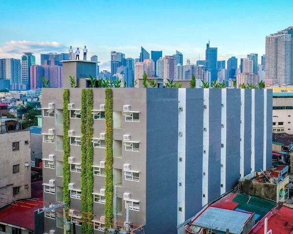 Façade de l’hébergement