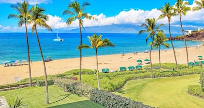CLEAN! REMODELED Oceanfront WHALER 412 on Kaanapali Beach w/ Black RockViews!