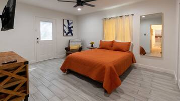 2 chambres, fer et planche à repasser, accès Internet