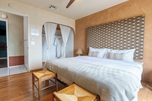 2 dormitorios, caja fuerte, wifi gratis y ropa de cama