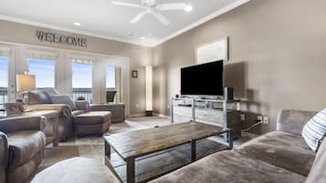 Smart TV, DVD player, video library