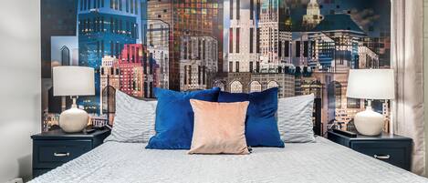 2 chambres, bureau, fer et planche à repasser, Wi-Fi gratuit