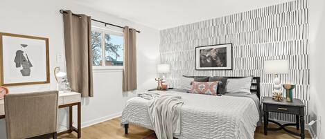 1 chambre, bureau, fer et planche à repasser, Wi-Fi gratuit