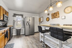 Fridge, microwave, oven, stovetop - Great Location! Cozy Home with Huge Backyard (Warren)