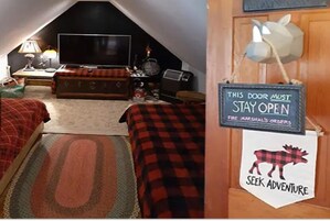 Decoración personalizada, muebles diferentes y escritorio 