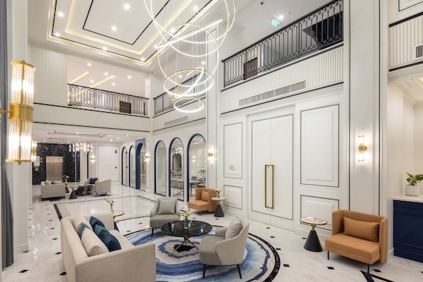 Sala de estar en el lobby