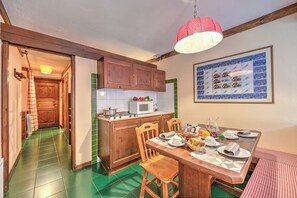 Family Apartment, Multiple Bedrooms, Mountainside (Sises Lodge - 29D Sestriere) | Dining - Grange Hike & Ski - 29D Sestriere (Sauze di Cesana)