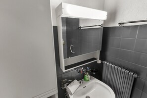 Hair dryer, towels - Charming studio with free parking (Leytron)