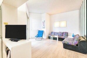 Standard Apartment, 1 Bedroom, 2 Bathrooms (Casa Emma With Sea Glimpse Terrace) | Living area - Casa Emma With Sea Glimpse Terrace Walk to Beach (Sanremo)