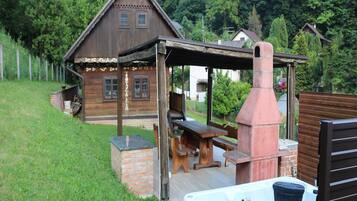 Maison (Three Bedroom Holiday Home with Patio) | Terrasse/Patio