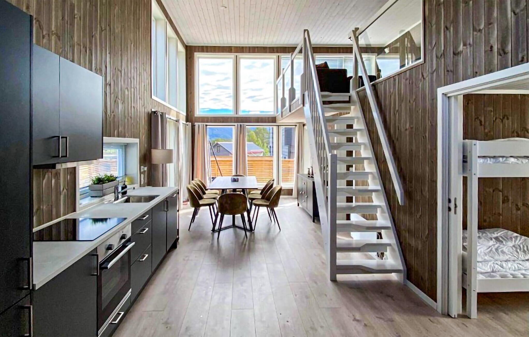 Fridge, dishwasher, coffee/tea maker