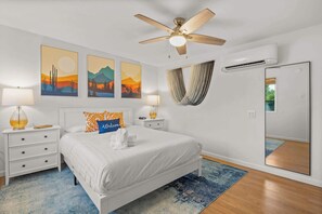 5 bedrooms, iron/ironing board, travel crib, WiFi