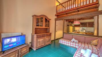 Televisi layar datar 21-inci dengan saluran TV digital dan TV