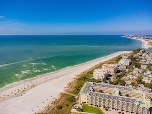 Accommodatie ligt op het strand