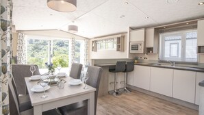Cabin, Multiple Beds | Private kitchen | Fridge, microwave, oven, stovetop - Luxury Lodge's Loch Earn (Crieff)