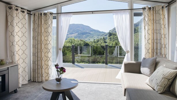 Cabin, Multiple Beds | Living room - Luxury Lodge's Loch Earn (Crieff)