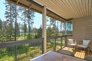 Apartment, 2 Schlafzimmer, Sauna | Terrasse/Patio