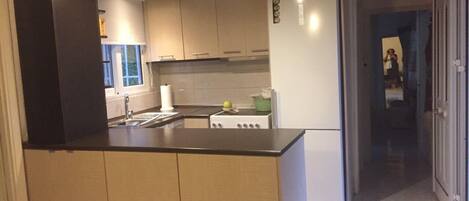 Apartment | Private kitchen | Full-size fridge, microwave, oven, dishwasher