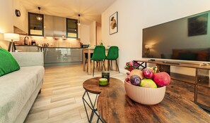 Deluxe Apartment (Wyspiańskiego 39) | Hypo-allergenic bedding, individually decorated, individually furnished - Baltic-Apartments - Sun Towers (Swinoujscie)