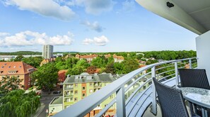 Suite Deluxe (Wyspiańskiego 38) | Vista del balcón