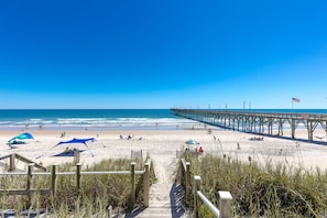 Beach - Pier Pressure - Amazing Oceanfront 6 BR Half Duplex; Hot Tub and more! Pet (Surf City)