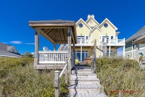 Exterior - Pier Pressure - Amazing Oceanfront 6 BR Half Duplex; Hot Tub and more! Pet (Surf City)