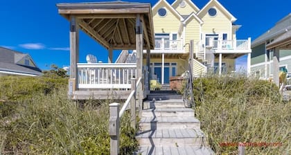 Pier Pressure - Amazing Oceanfront 6 BR Half Duplex; Hot Tub and more! Pet
