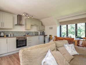 Cottage | Living area | Fireplace - The Mews (Bodmin)