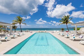 Et oppvarmet basseng