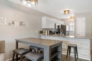 Condo, Multiple Beds, Balcony, Garden View (The Branson Condo at Fall Creek) | Private kitchen | Coffee/tea maker