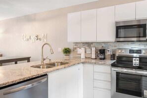 Condo, Multiple Beds, Balcony, Garden View (The Branson Condo at Fall Creek) | Private kitchen | Coffee/tea maker