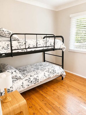 2 bedrooms, iron/ironing board