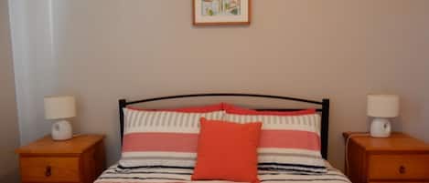 2 bedrooms, iron/ironing board