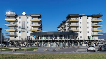 Voorkant van accommodatie