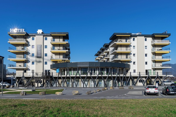 Voorkant van accommodatie