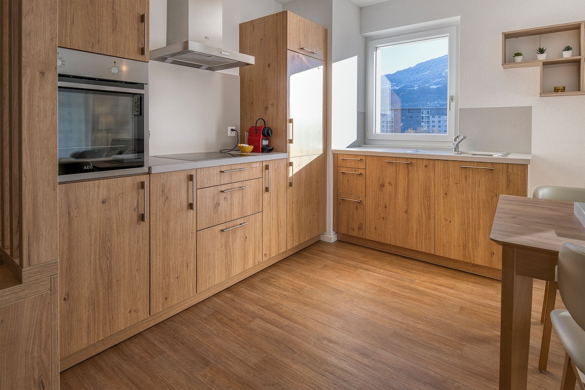 Appartement Standard, 1 grand lit, accessible aux personnes à mobilité réduite, vue jardin | Cuisine privée | Machine à expresso, cafetiÚre/bouilloire, bouilloire électrique
