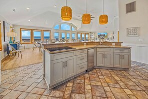 Interior - Premier Oceanfront Dog Friendly w/ Pool, Hot Tub, Elevator, EV Charger, Game Rm (Hatteras)