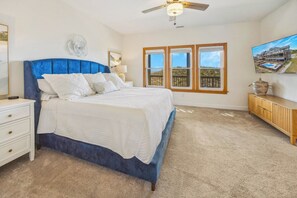 7 bedrooms, desk, free WiFi, bed sheets - Premier Oceanfront Dog Friendly w/ Pool, Hot Tub, Elevator, EV Charger, Game Rm (Hatteras)