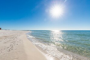 On the beach