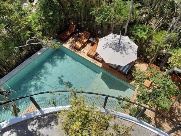 Alberca al aire libre