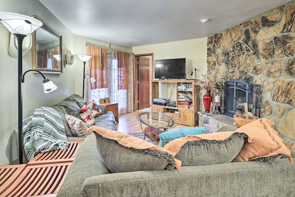 Angel Fire Vacation Rental | 2BR | 2BA | Stairs Required | 960 Sq Ft