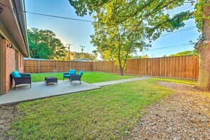 Terrace/patio - Accessible Lubbock Home w/ Yard: Near Texas Tech! (Lubbock)