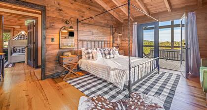 Long-range mountain views, wraparound deck, stunning decor, hot tub, star gazing