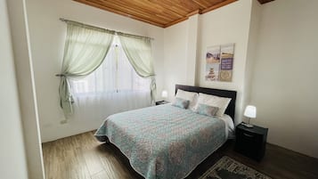 Apartment, 2 Bedrooms, Balcony | Premium bedding, laptop workspace, free WiFi, bed sheets