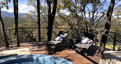 Casa de Campamento Matahari con Vistas y Jardín