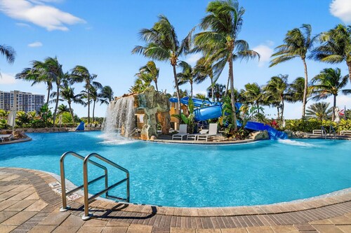 Marriott Singer Island Beach Resort Condo • Private Balcony with Pool View