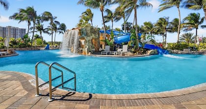 Marriott Singer Island Beach Resort Condo • Private Balcony with Pool View