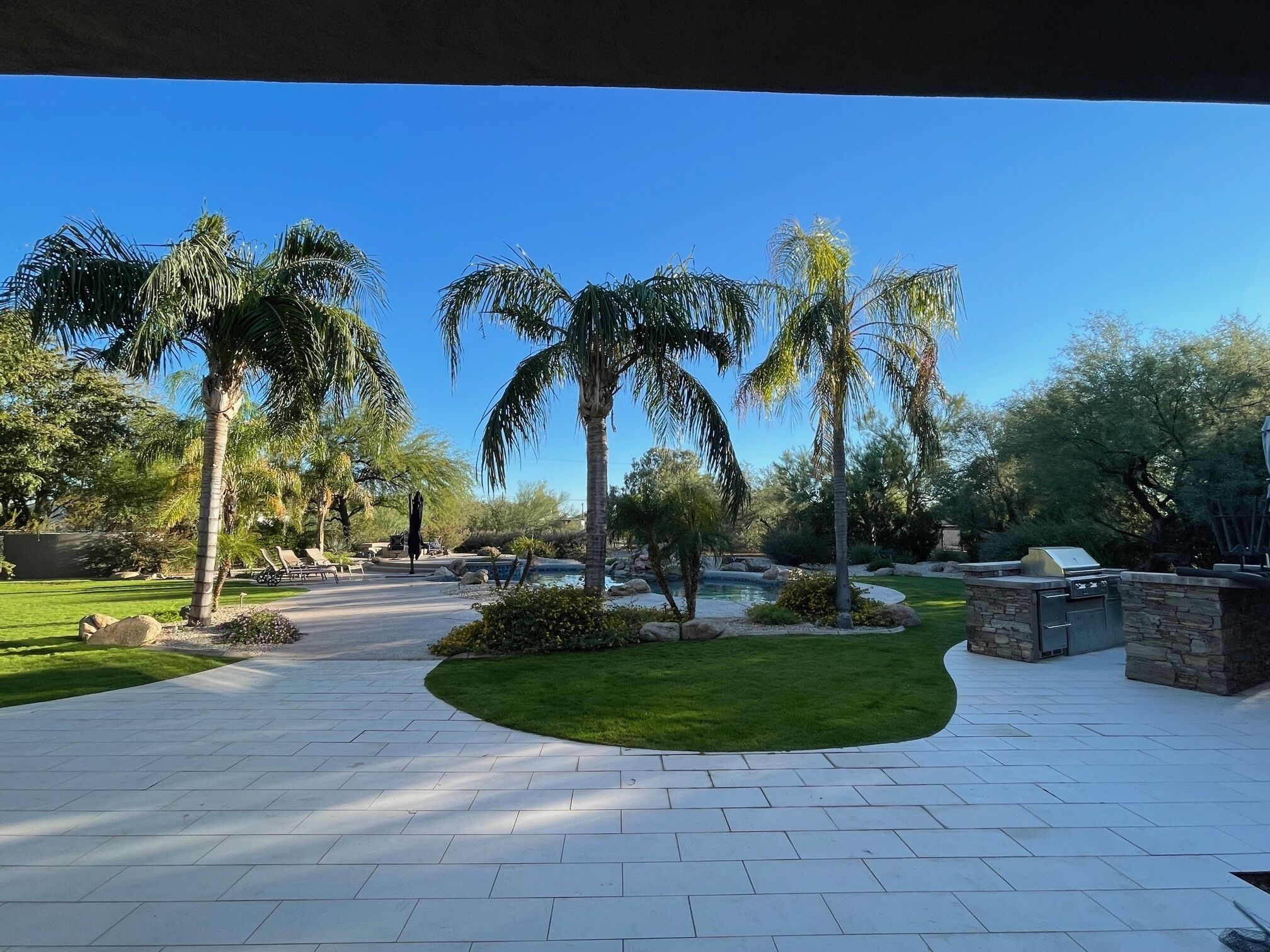 Open floor plan, pool, spa, 140" TV, minutes from shopping & golf