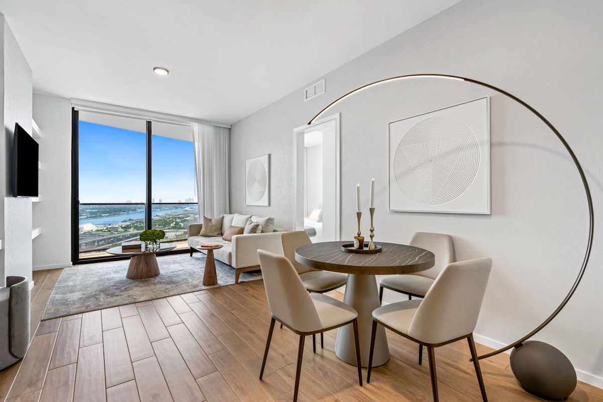 Ocean View Two Bedroom Suite with King/Queen | Living room | 55-inch Smart TV with cable channels, TV