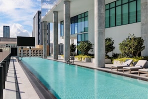 Outdoor pool, open 8:00 AM to 8:00 PM, cabanas (surcharge) - The Elser Hotel Miami (Miami)
